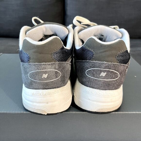 New Balance 993 Navy Blue Suede Casual Shoes GC993NW Women’s Size 7 - Picture 4 of 12